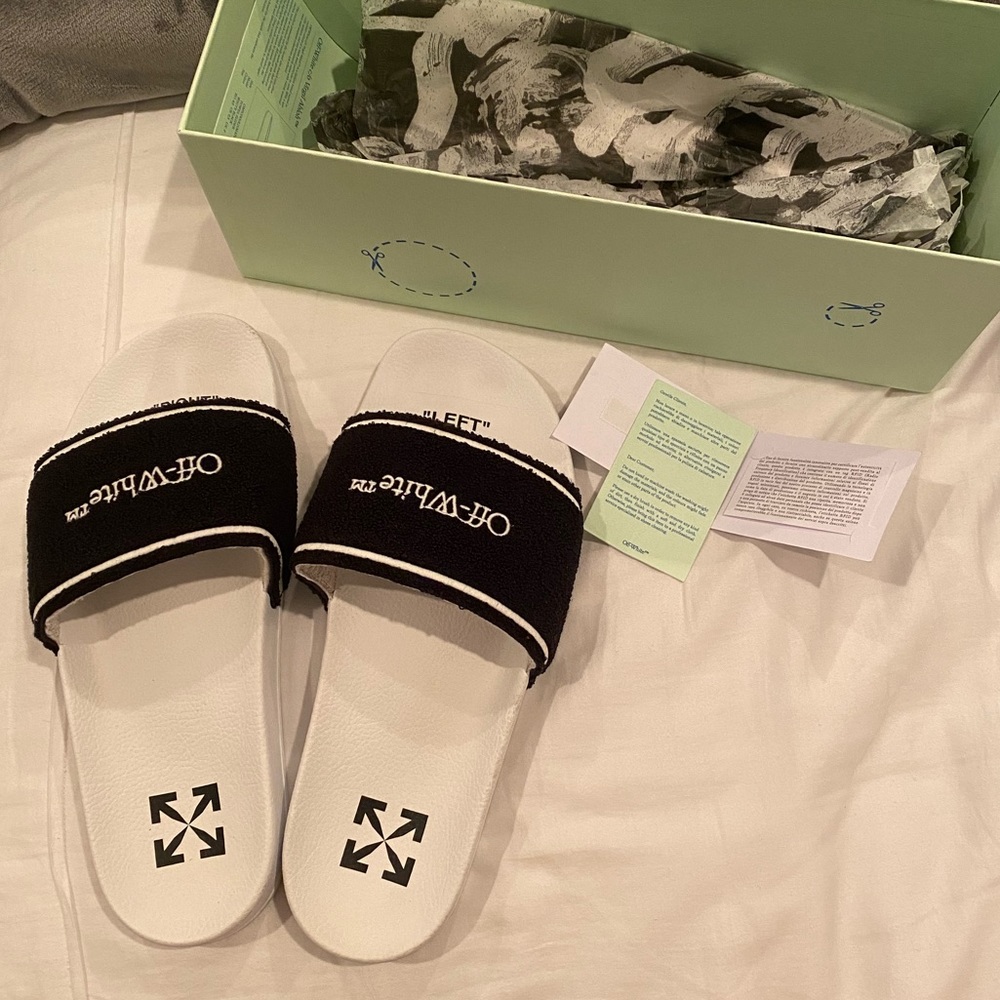 BRAND NEW! Off white mens slide